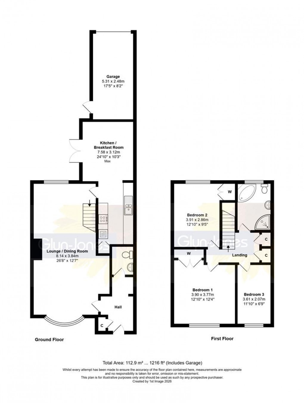 Floorplan for The Martlets, Rustington, Littlehampton