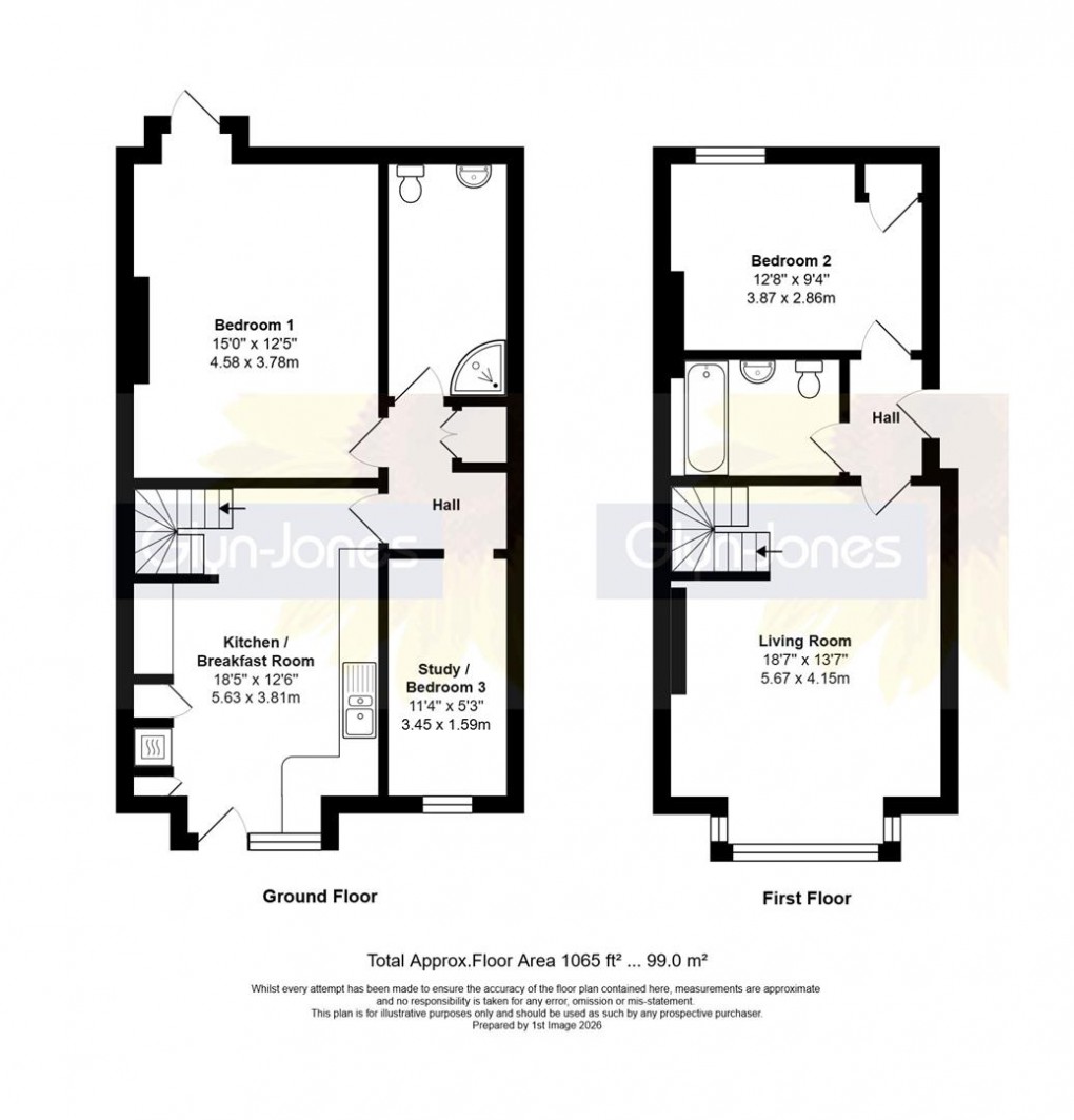 Floorplan for South Terrace, Littlehampton