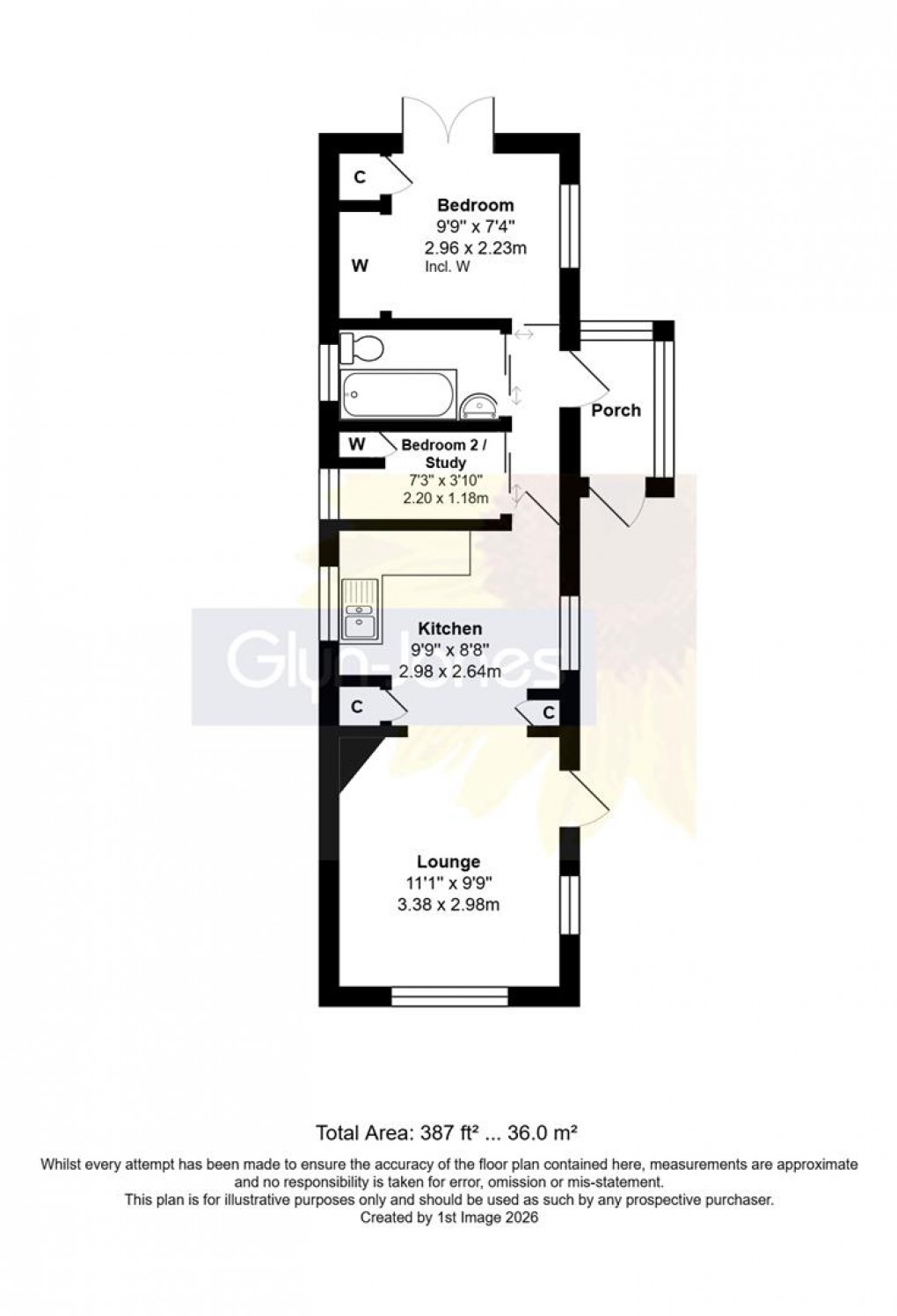 Floorplan for Thornlea Court, Wick, Littlehampton