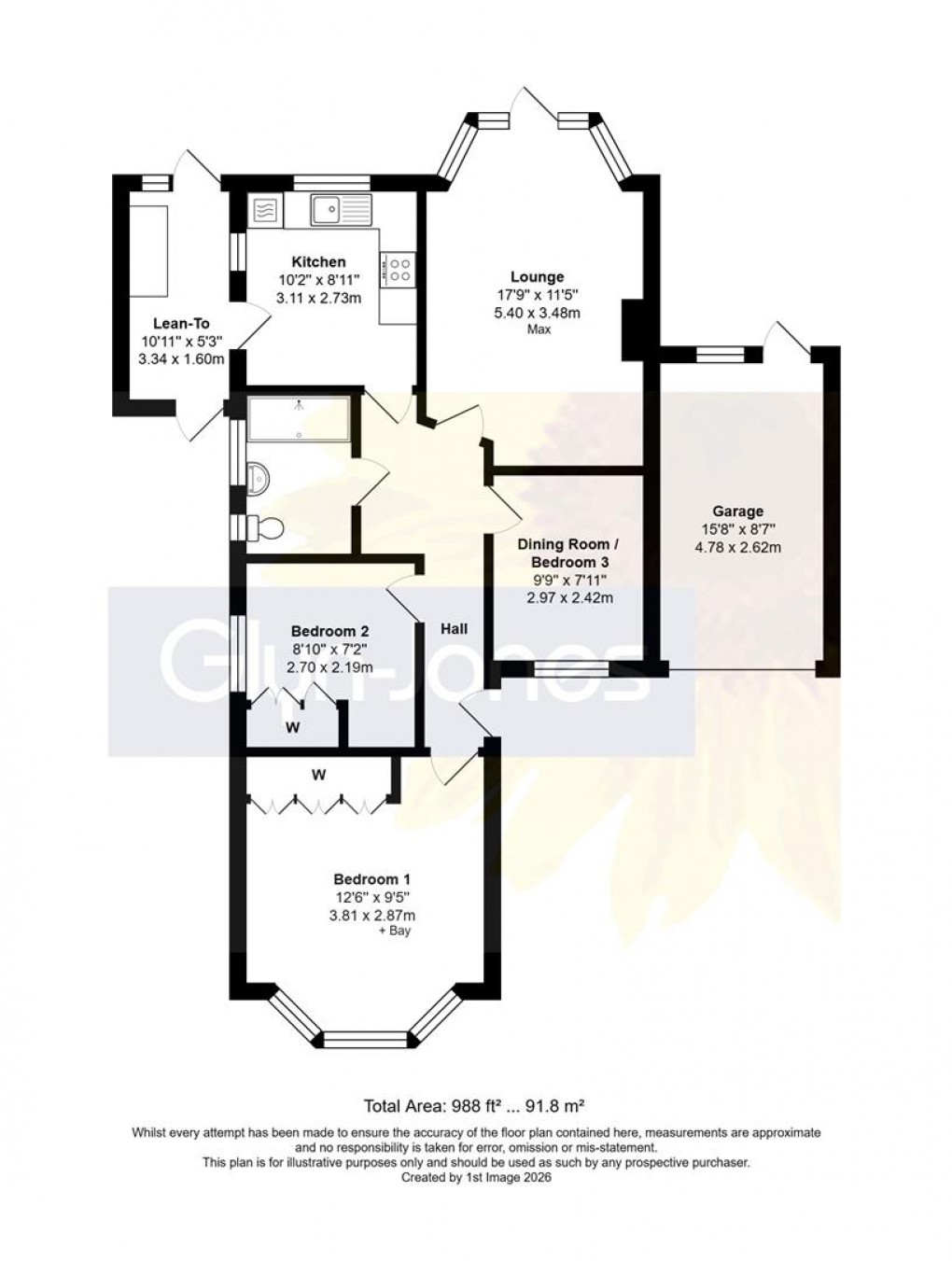 Floorplan for Holmes Lane, Rustington,