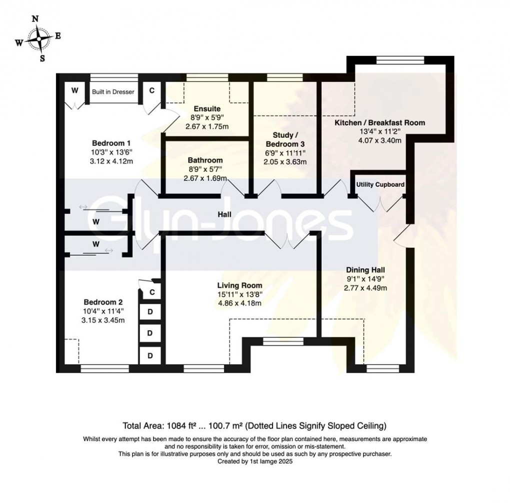 Floorplan for Cleeves Court, Cleeves Way, Rustington