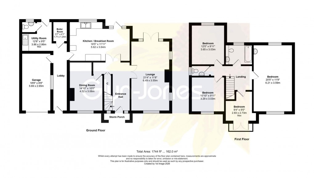 Floorplan for St. Marys Close, Littlehampton