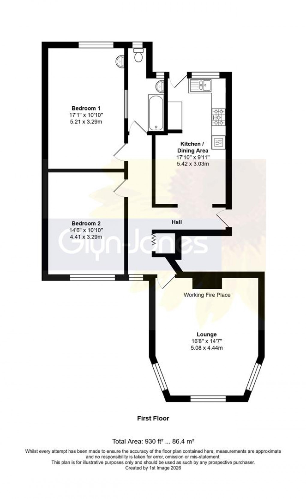 Floorplan for Norfolk Place, Littlehampton