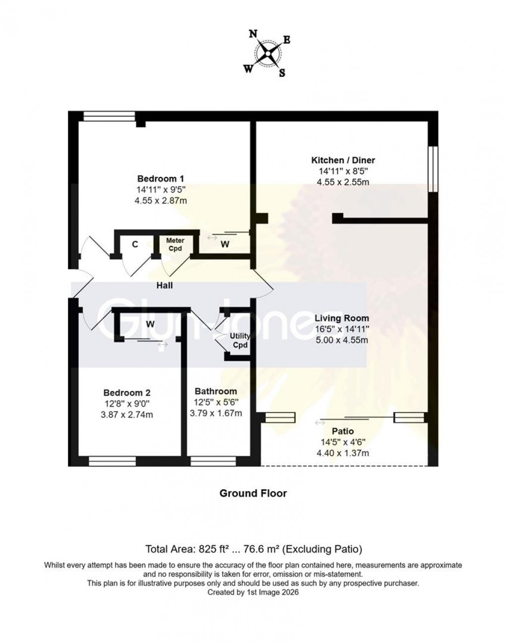 Floorplan for Rackham Road, Rustington, Littlehampton