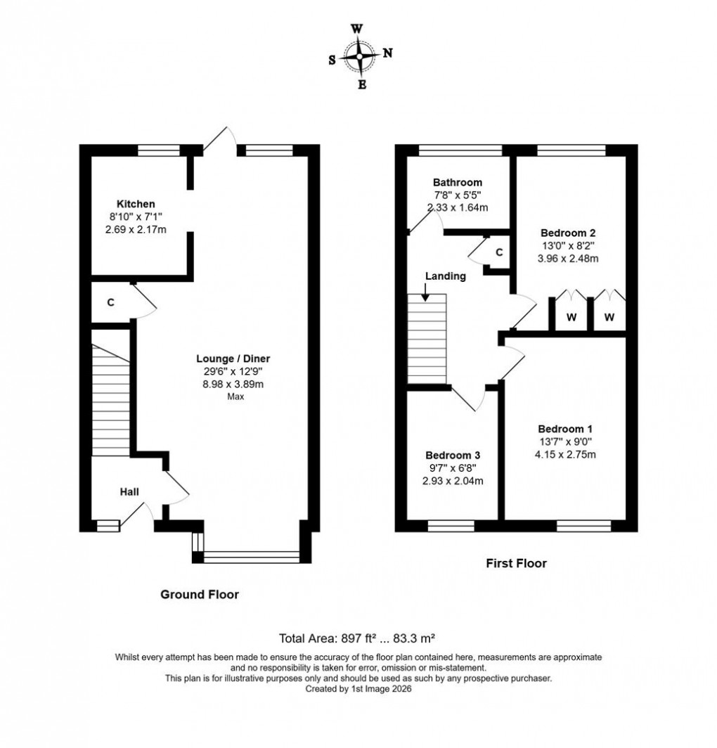 Floorplan for Hide Gardens, Rustington