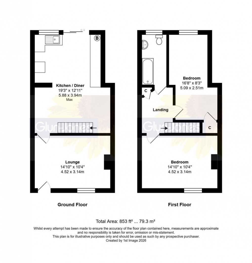 Floorplan for North Street, Littlehampton