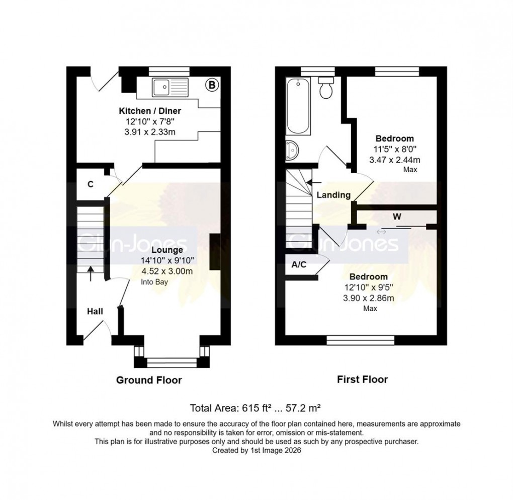 Floorplan for Robin Close, Littlehampton