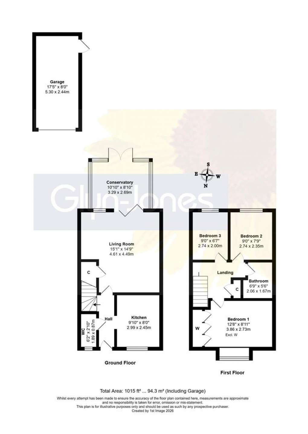 Floorplan for Derwent Close, Beaumont Park, Littlehampton