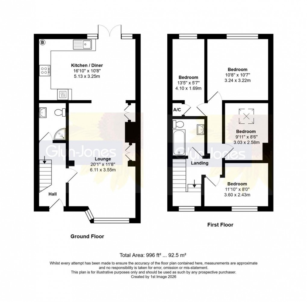 Floorplan for Northway Road, Littlehampton