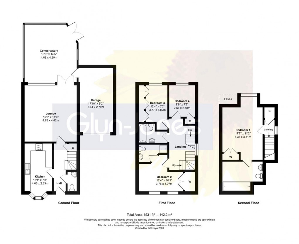 Floorplan for The Poplars, Littlehampton