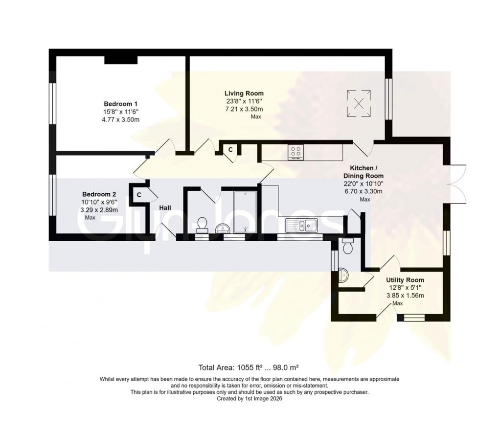 Floorplan for Thatchway Close, Wick, Littlehampton