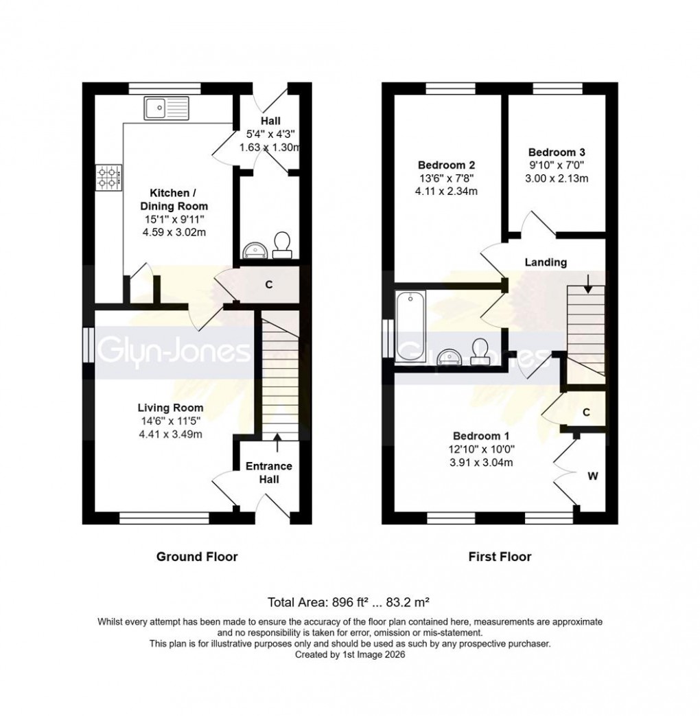 Floorplan for Lagden Gardens, Angmering
