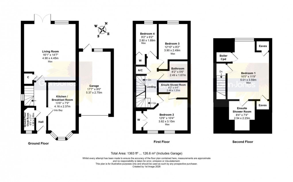 Floorplan for The Leas, Rustington