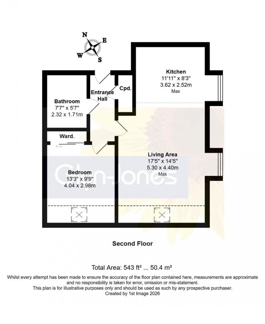 Floorplan for Abbie Court, Lake Lane, Barnham