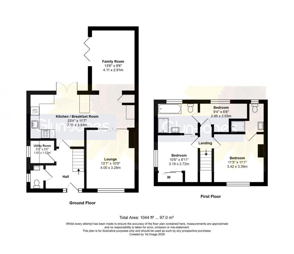 Floorplan for Norman Close, Littlehampton