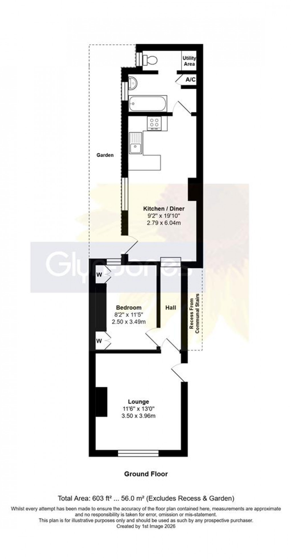 Floorplan for Lyon Street, Bognor Regis