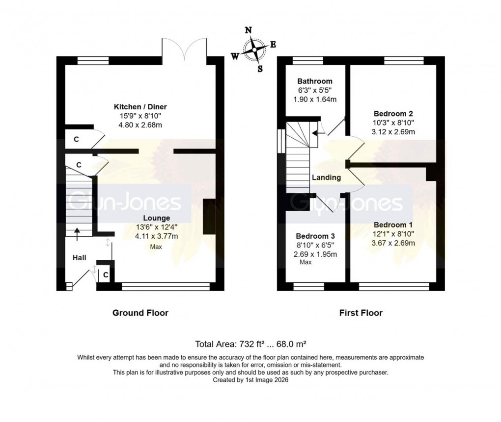 Floorplan for Homefield Close, Rustington
