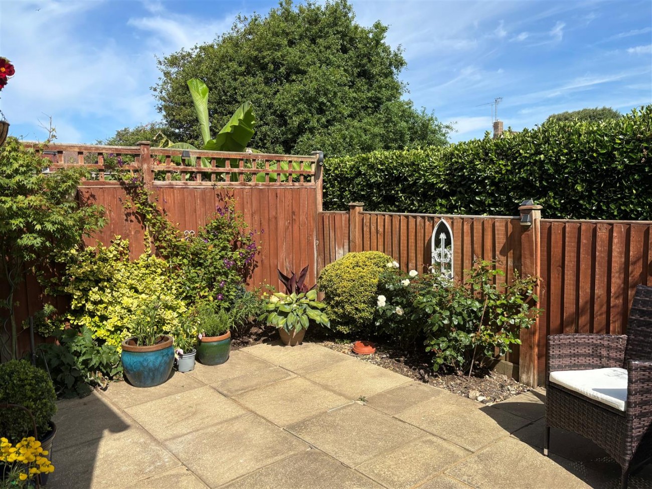 Courtyard Style Rear Garden