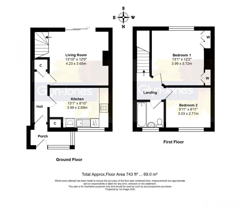 Floorplan for Highdown Drive, Littlehampton