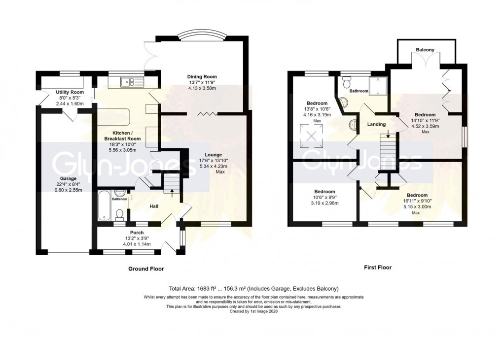 Floorplan for St. Marys Close, Littlehampton
