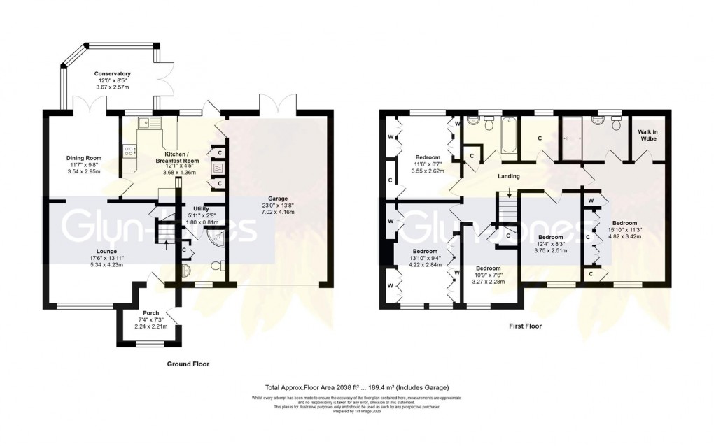 Floorplan for Tacklee Road, Yapton, Arundel
