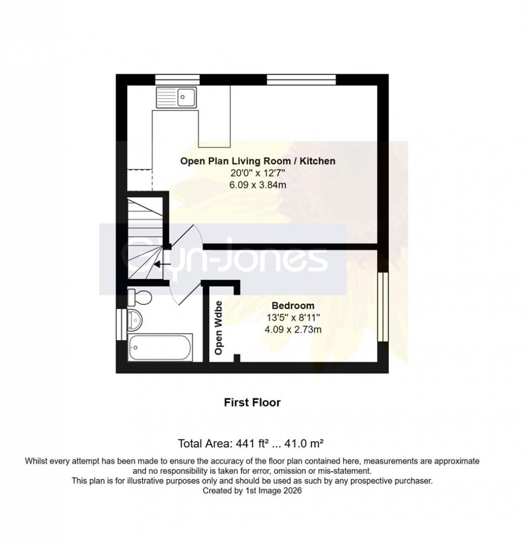 Floorplan for Glamis Street, Bognor Regis