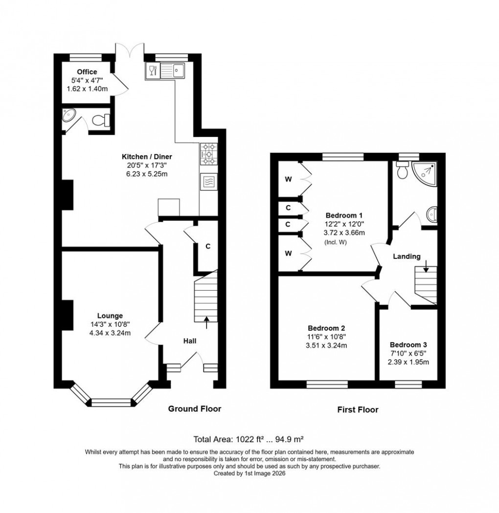 Floorplan for Wick Street, Littlehampton