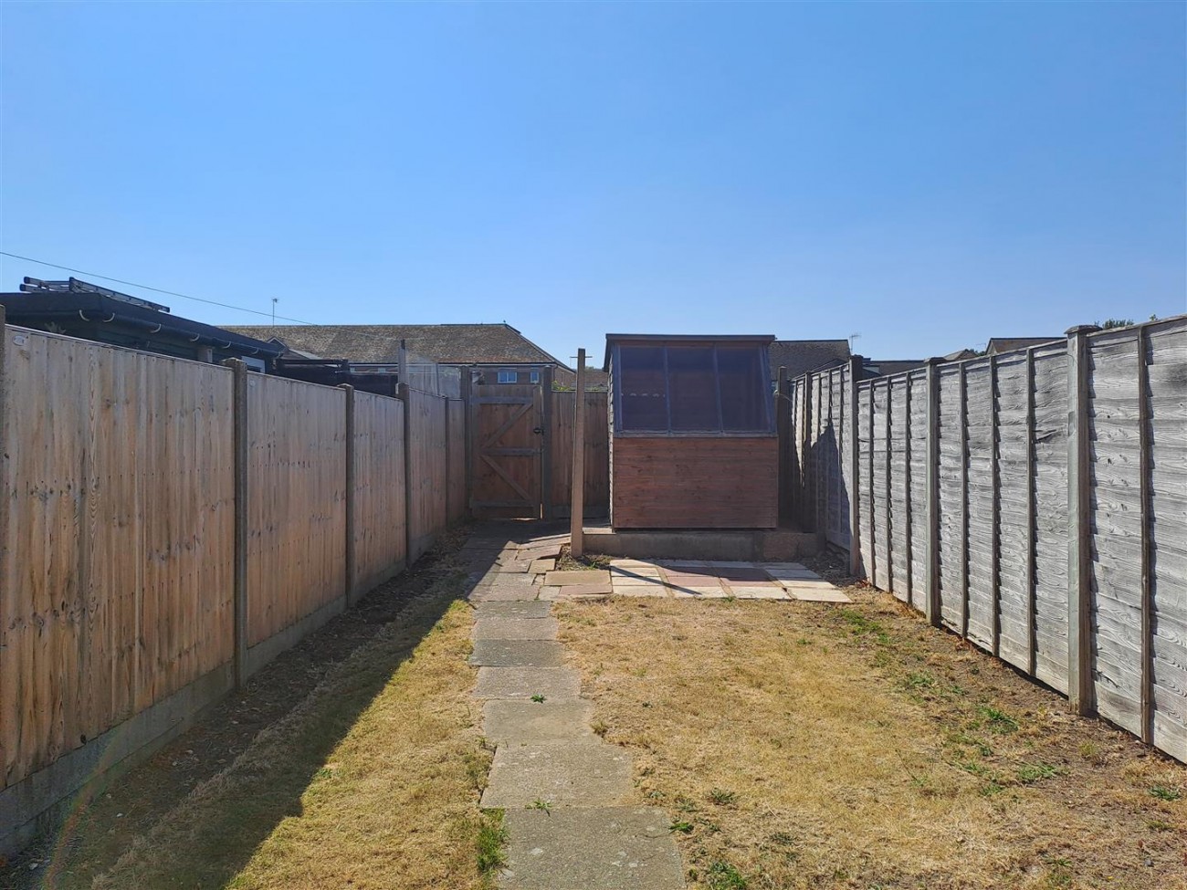 West Facing Rear Garden