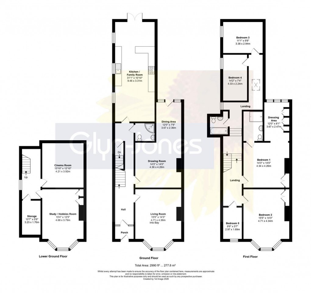 Floorplan for Arundel Road, Littlehampton