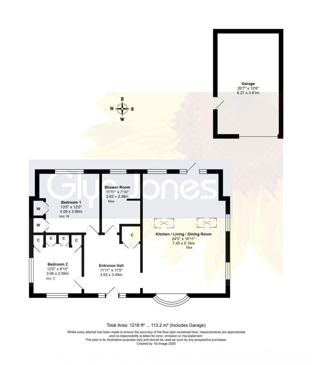Floorplan for Vermont Way, East Preston