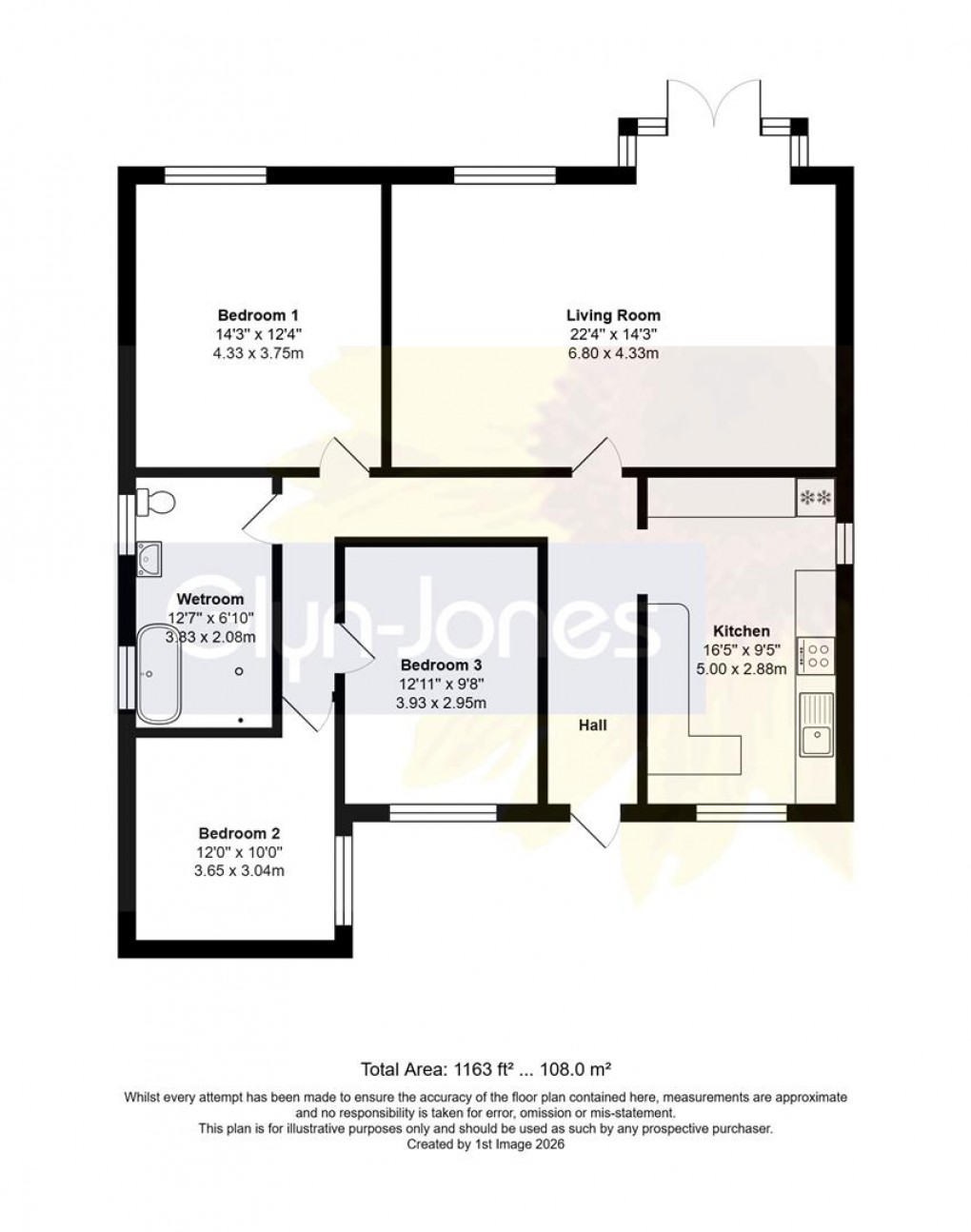 Floorplan for Wooldridge Walk, Climping, Littlehampton