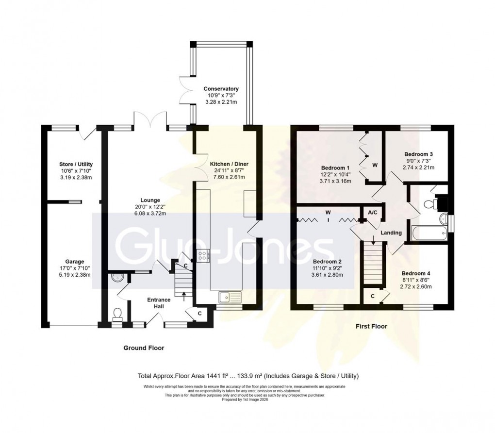 Floorplan for Tideway, Littlehampton