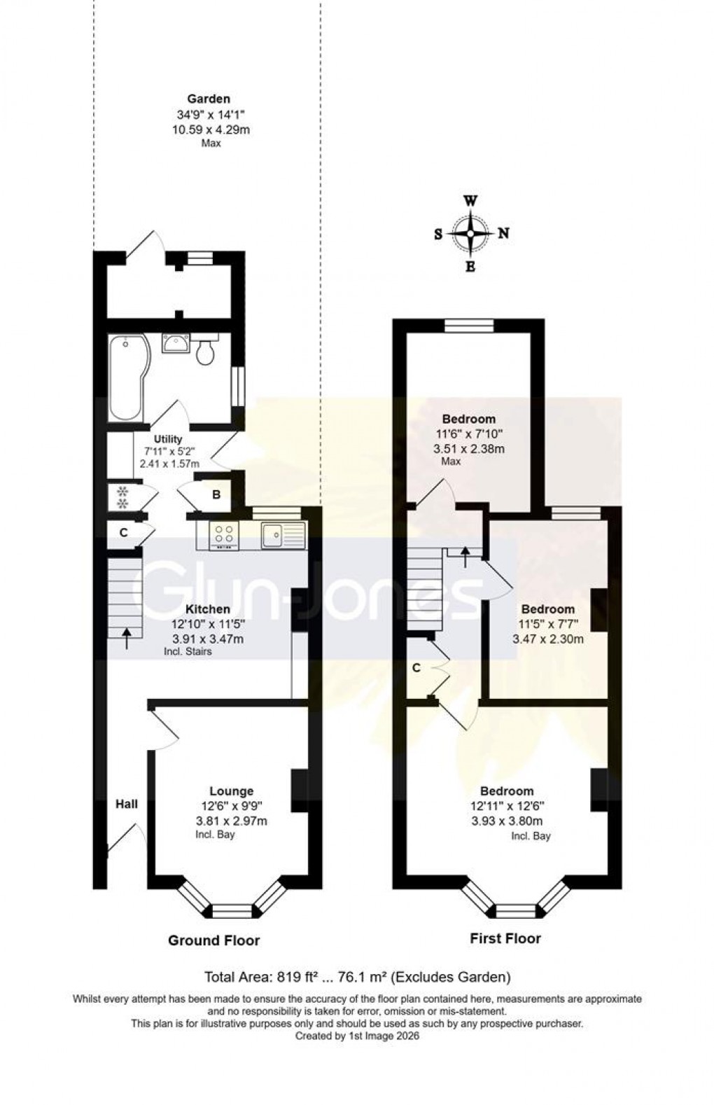 Floorplan for Bayford Road, Littlehampton