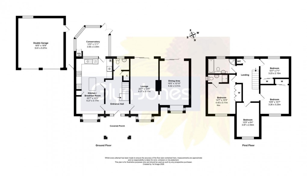 Floorplan for St. Marys Meadow, Yapton, Arundel