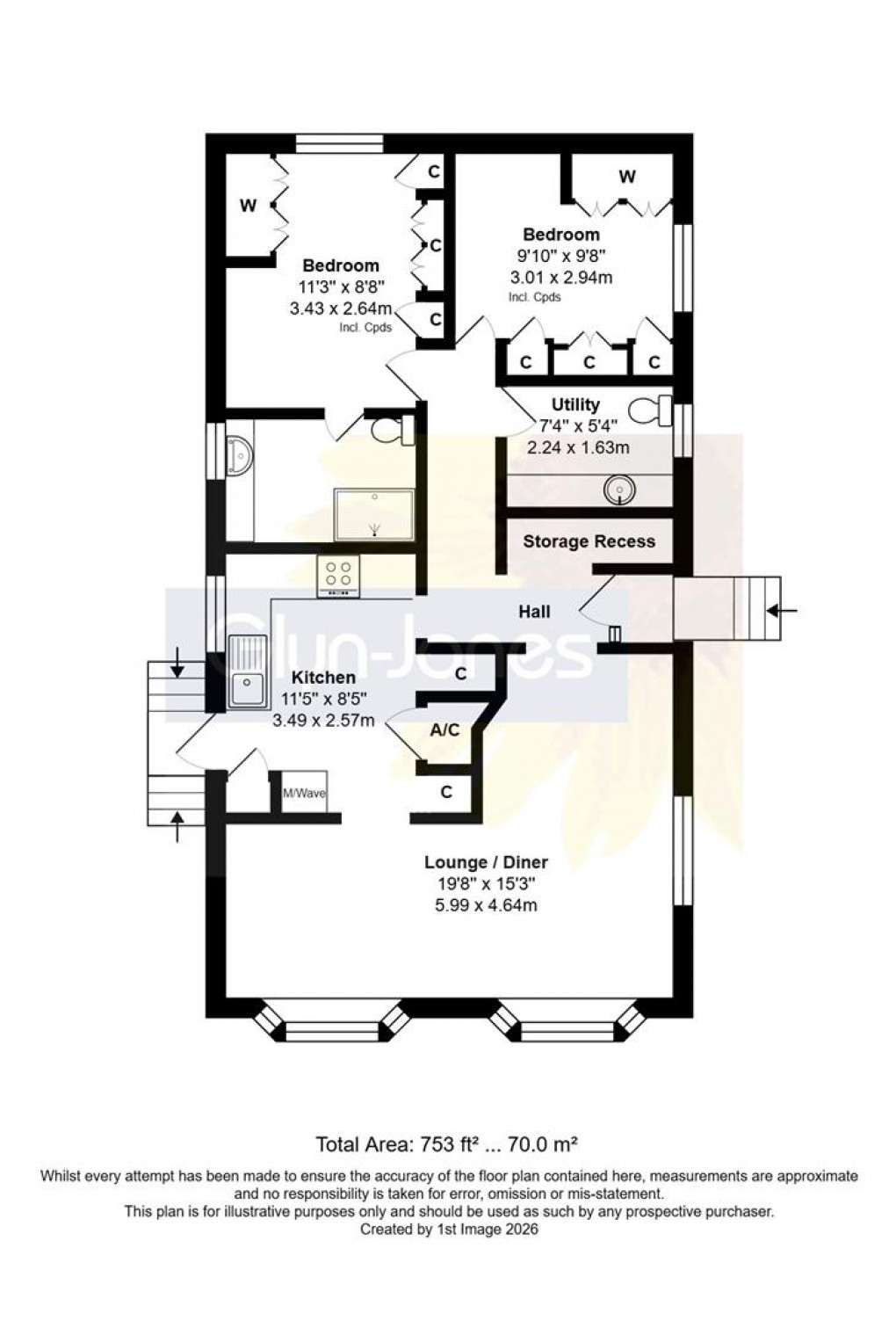 Floorplan for Hook Lane, Aldingbourne, Chichester